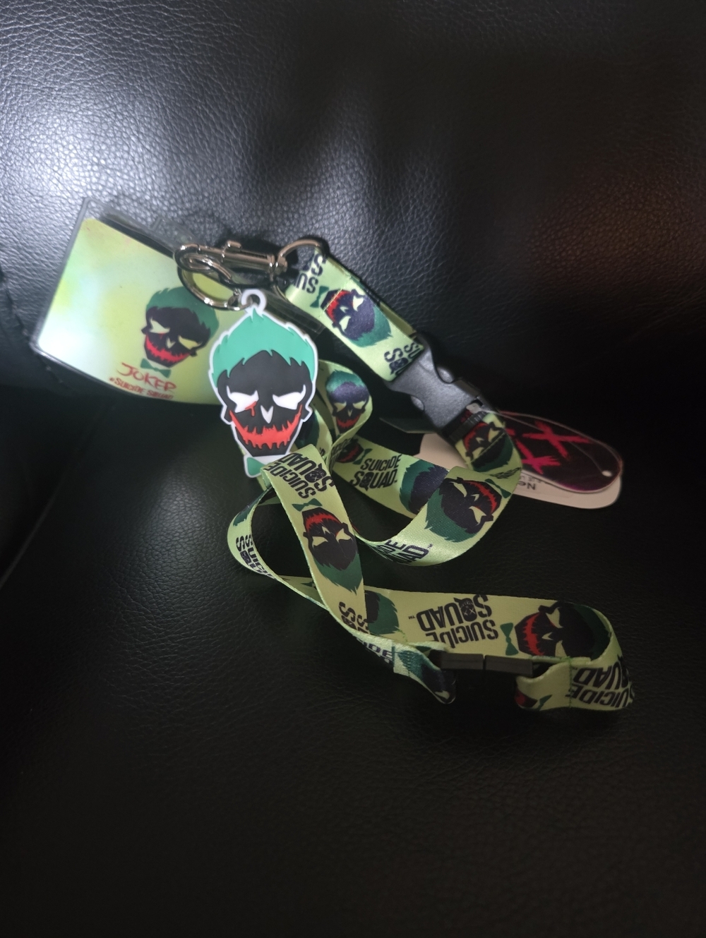 DC Suicide Squad Joker Lanyard with Character Charm
